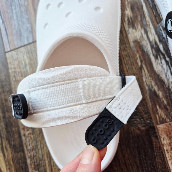 Crocs At Work Classic Work Clogs Adjustable Slip Resistant White Unisex